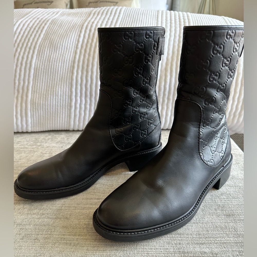 Gucci moto boots